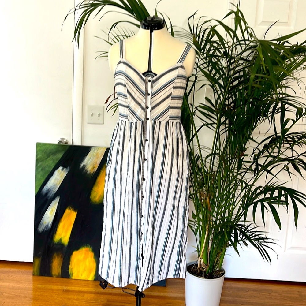 Zara Button Down Sundress